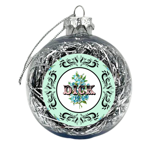DICK - xmas bauble by Wallace Elizabeth