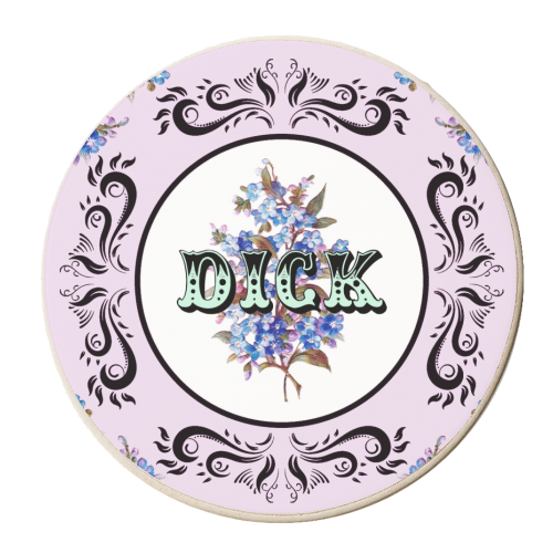 DICK - personalised beer coaster by Wallace Elizabeth