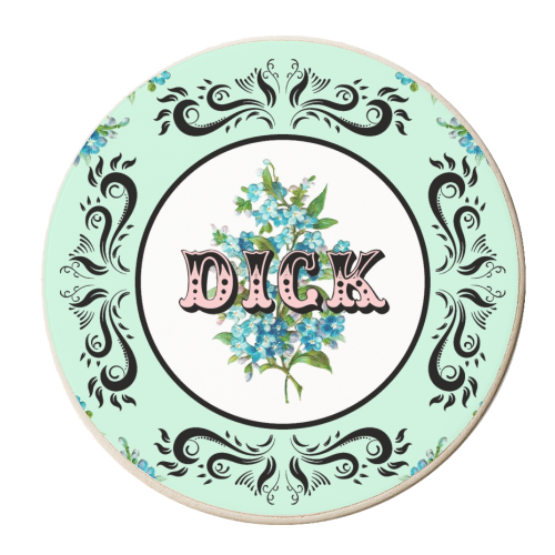 DICK - personalised beer coaster by Wallace Elizabeth