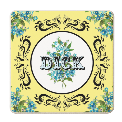 DICK - personalised beer coaster by Wallace Elizabeth