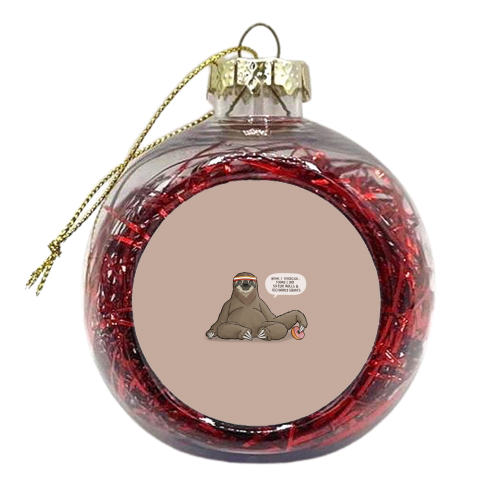 Diddly Squats - xmas bauble by Carl Batterbee