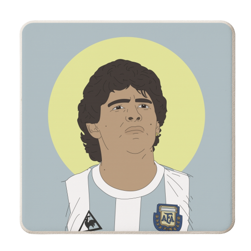 Diego - personalised beer coaster by Kitty & Rex Designs