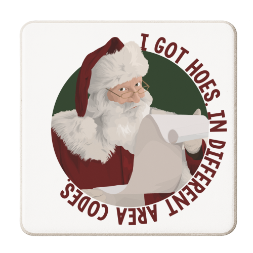 Different Area Codes - personalised beer coaster by Pink and Pip