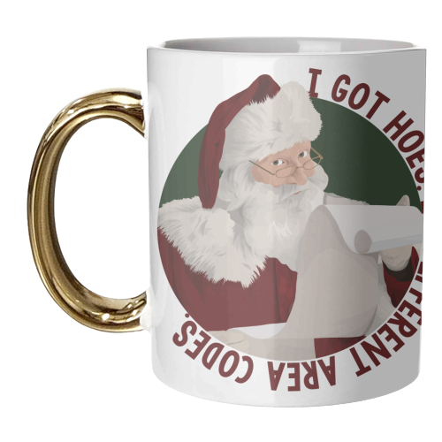 Different Area Codes - unique mug by Pink and Pip