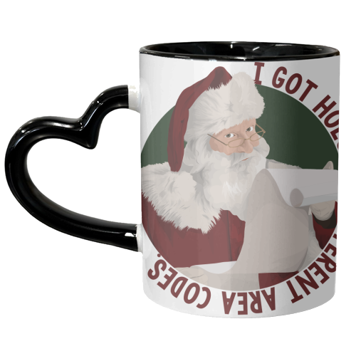Different Area Codes - unique mug by Pink and Pip