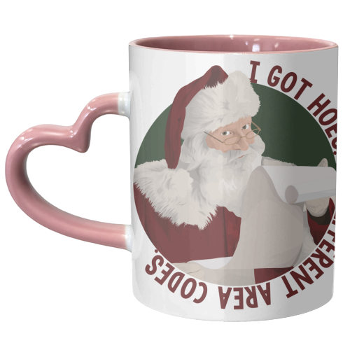 Different Area Codes - unique mug by Pink and Pip