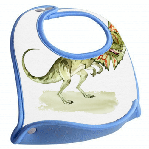 Dilophosaurus - feeding bib by Gal Design