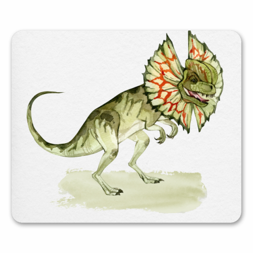Dilophosaurus - mouse mat by Gal Design