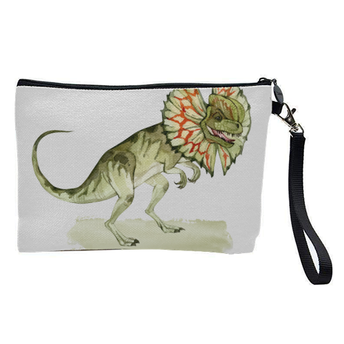 Dilophosaurus - pretty makeup bag by Gal Design
