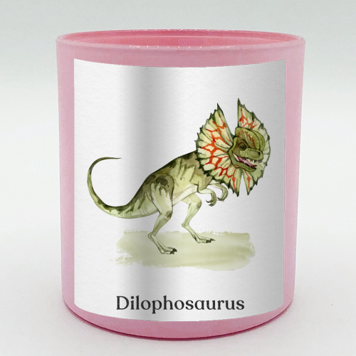 Dilophosaurus - scented candle by Gal Design