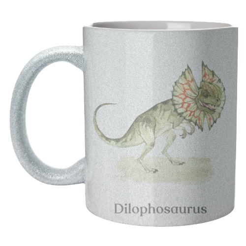 Dilophosaurus - unique mug by Gal Design