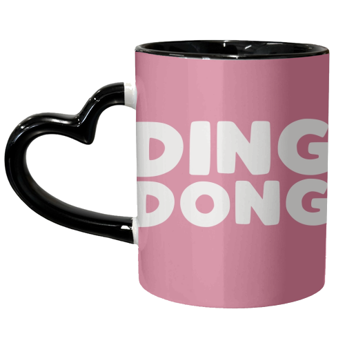 Ding Dong - unique mug by Giddy Kipper