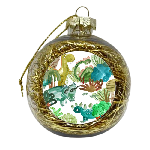 Dino-Mite - xmas bauble by Pen and Gwyn