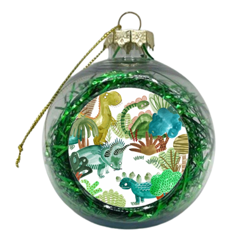 Dino-Mite - xmas bauble by Pen and Gwyn