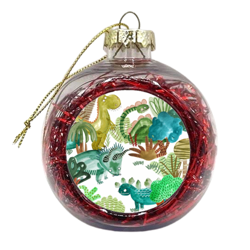 Dino-Mite - xmas bauble by Pen and Gwyn
