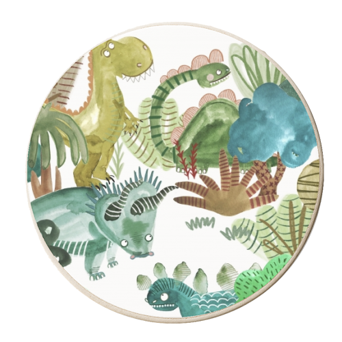 Dino-Mite - personalised beer coaster by Pen and Gwyn