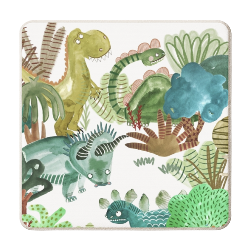 Dino-Mite - personalised beer coaster by Pen and Gwyn