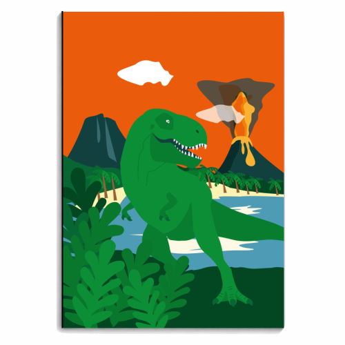 Dinosaur - personalised A4, A5, A6 notebook by Sally Cox