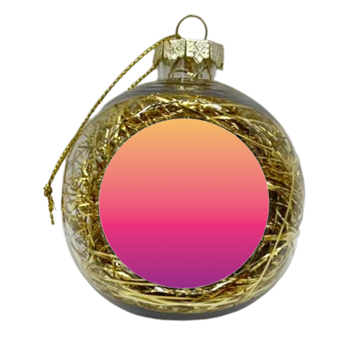 Dip Dye - xmas bauble by The Native State