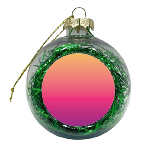 Dip Dye - xmas bauble by The Native State