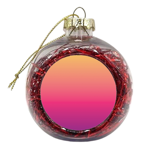 Dip Dye - xmas bauble by The Native State