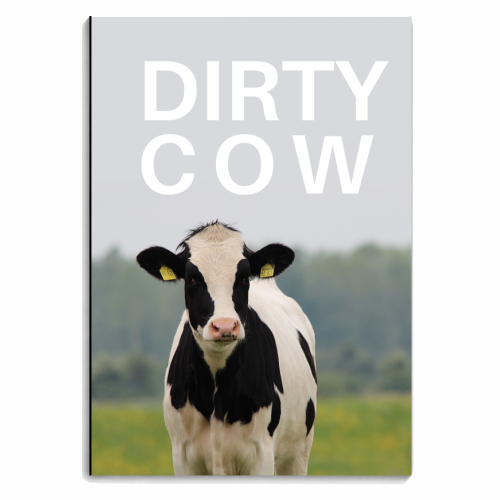 Dirty Cow - personalised A4, A5, A6 notebook by Riad Mannan