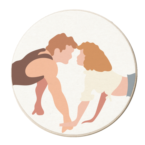 Dirty Dancing Landscape - personalised beer coaster by Move Studio