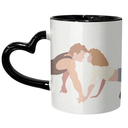 Dirty Dancing Landscape - unique mug by Move Studio