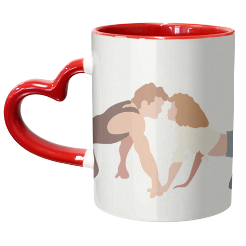 Dirty Dancing Landscape - unique mug by Move Studio
