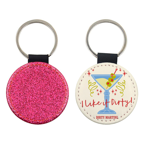 Dirty Martini - keyring by Claire Atwood