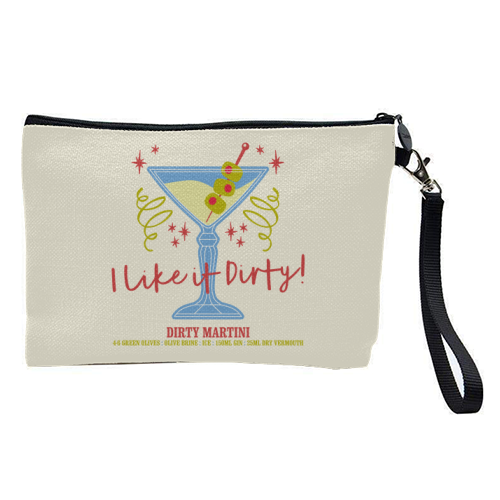Dirty Martini - pretty makeup bag by Claire Atwood