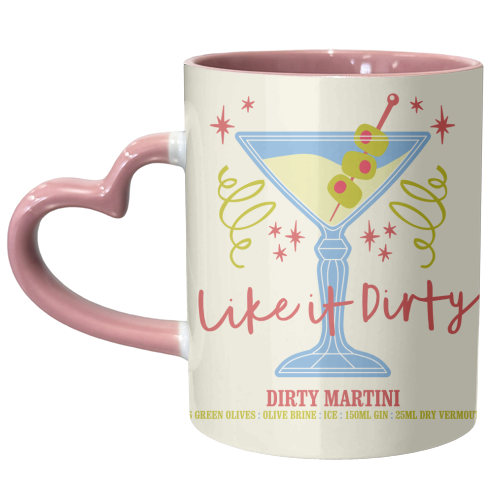 Dirty Martini - unique mug by Claire Atwood
