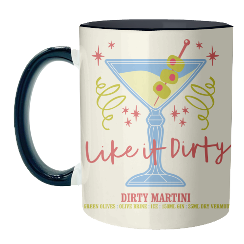 Dirty Martini - unique mug by Claire Atwood