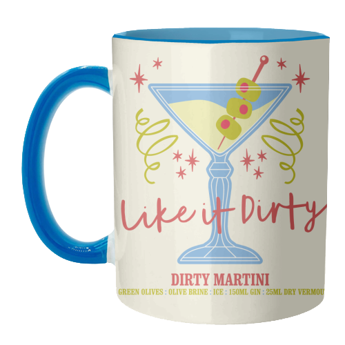 Dirty Martini - unique mug by Claire Atwood