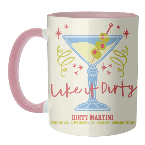 Dirty Martini - unique mug by Claire Atwood