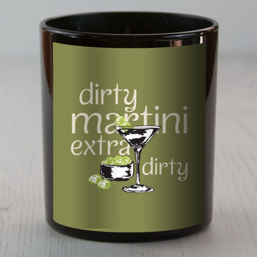 Dirty Martini Vintage - scented candle by EZbie