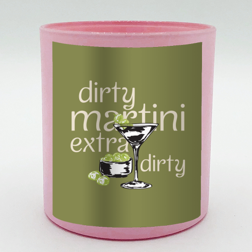 Dirty Martini Vintage - scented candle by EZbie