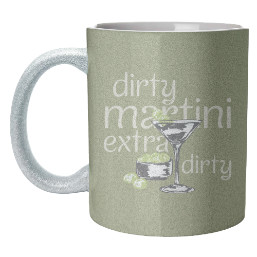 Dirty Martini Vintage - unique mug by EZbie