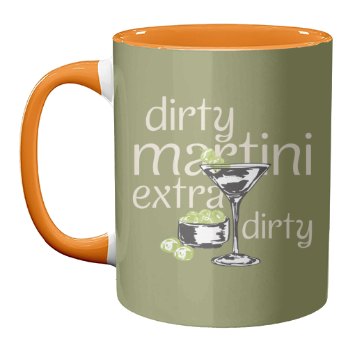 Dirty Martini Vintage - unique mug by EZbie