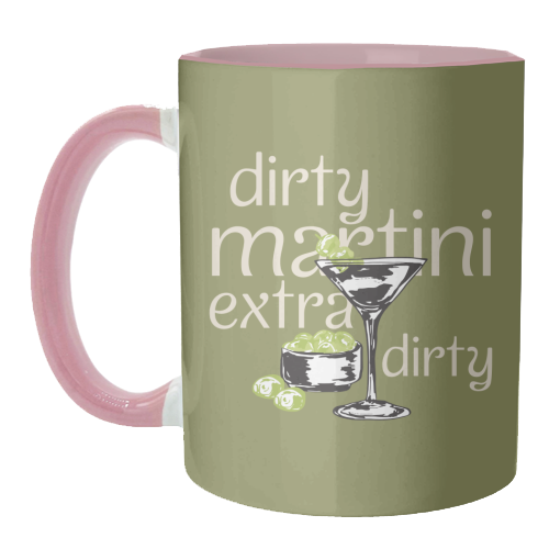Dirty Martini Vintage - unique mug by EZbie