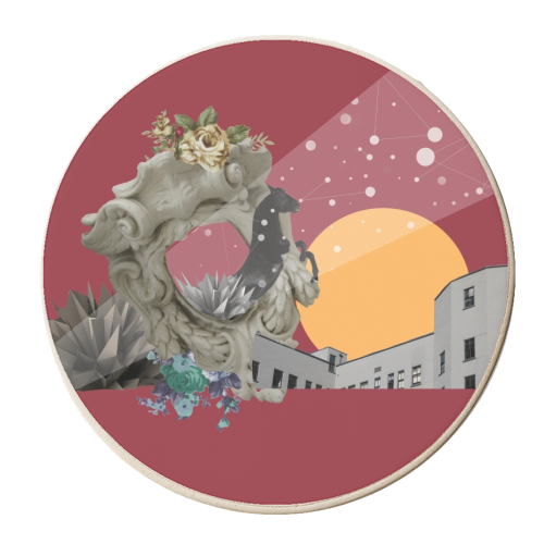 Disaster - personalised beer coaster by ijoiskandar