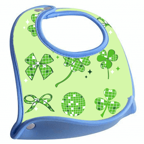 Disco Clover Magic - feeding bib by EZbie