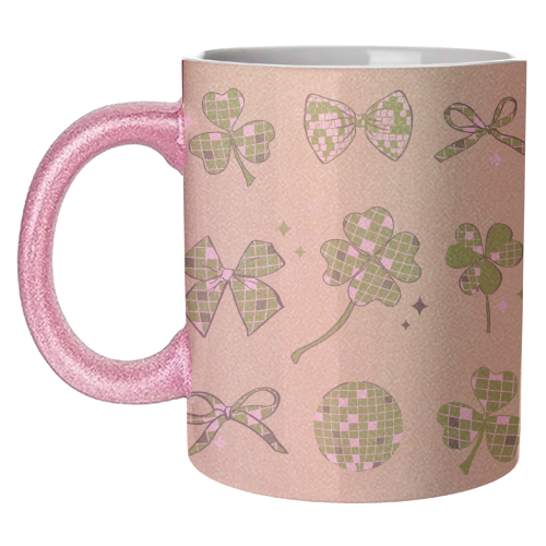 Disco Clover Magic - unique mug by EZbie