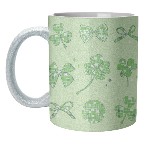 Disco Clover Magic - unique mug by EZbie