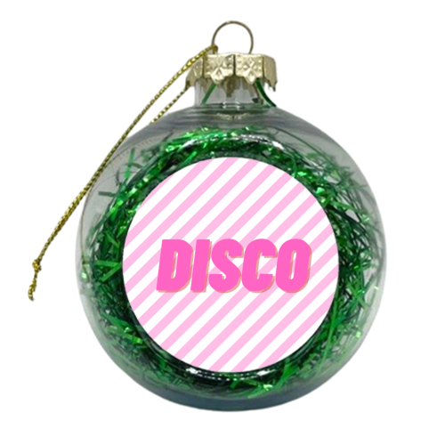 Disco - xmas bauble by Proper Job Studio