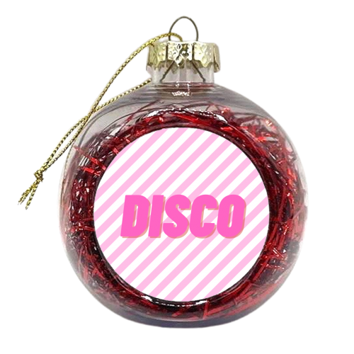 Disco - xmas bauble by Proper Job Studio