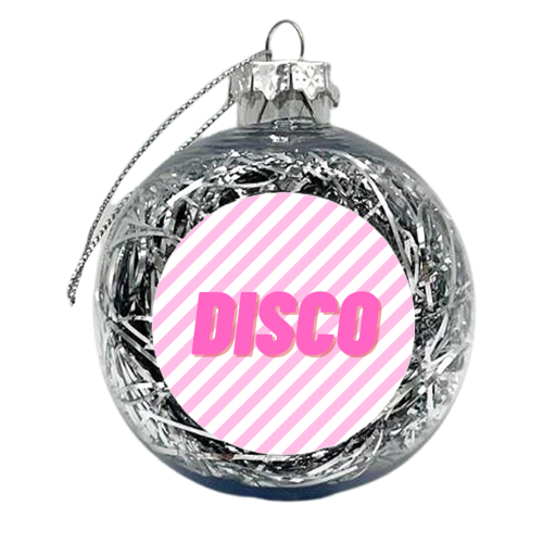 Disco - xmas bauble by Proper Job Studio