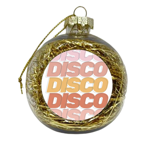 Disco Disco - xmas bauble by The Native State