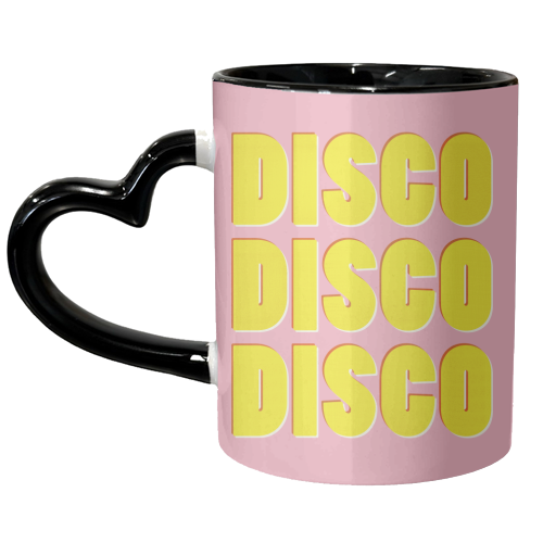 DISCO DISCO DISCO - unique mug by Ania Wieclaw