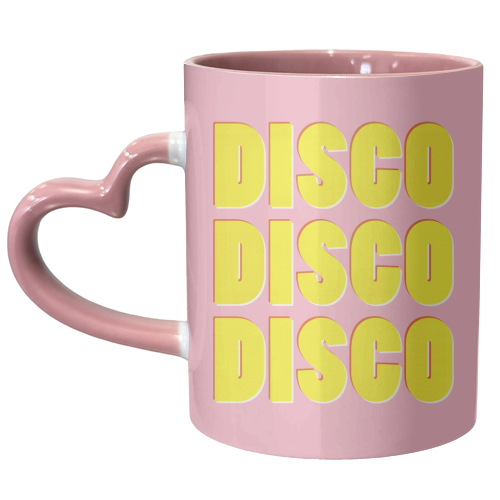 DISCO DISCO DISCO - unique mug by Ania Wieclaw